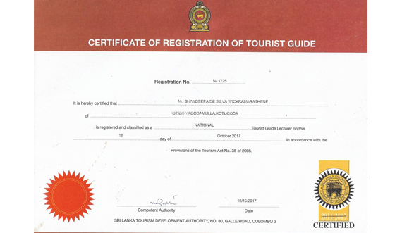 Chauffeur Guide Francophone Srilanka 